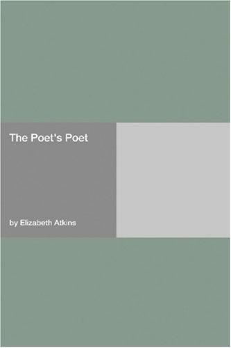 Cover of The poet's poet