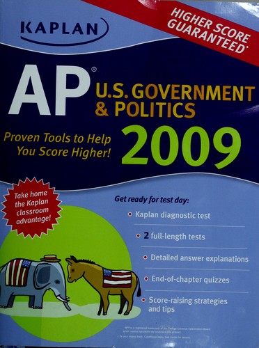 Cover of Kaplan AP US Government & Politics 2009