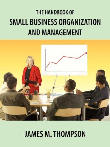 Cover of The handbook of small business organization and management