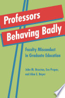 Cover of Professors Behaving Badly