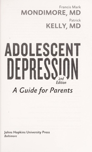 Cover of Adolescent Depression