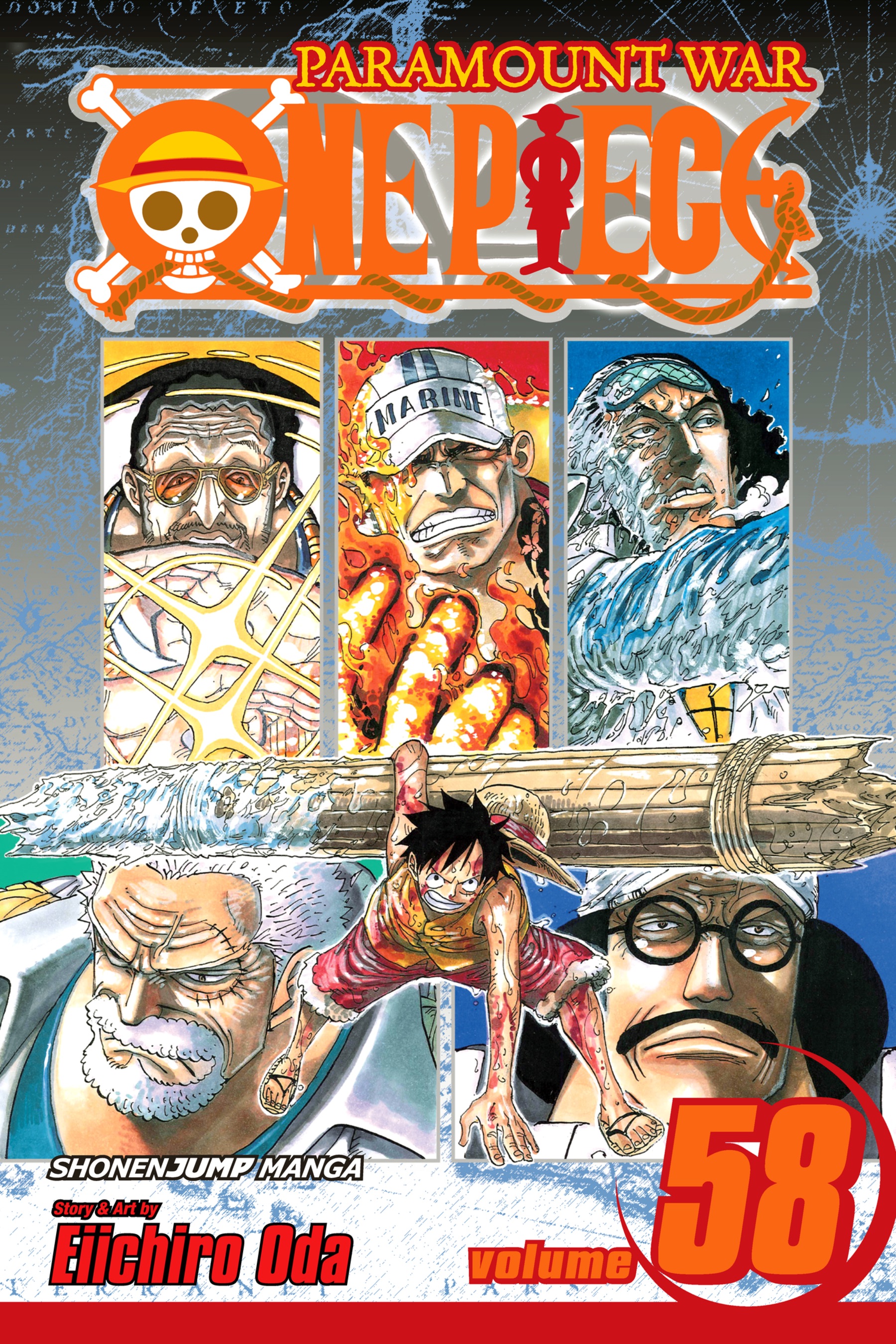 Cover of One Piece, Vol. 58: The Name of This Era Is “Whitebeard”