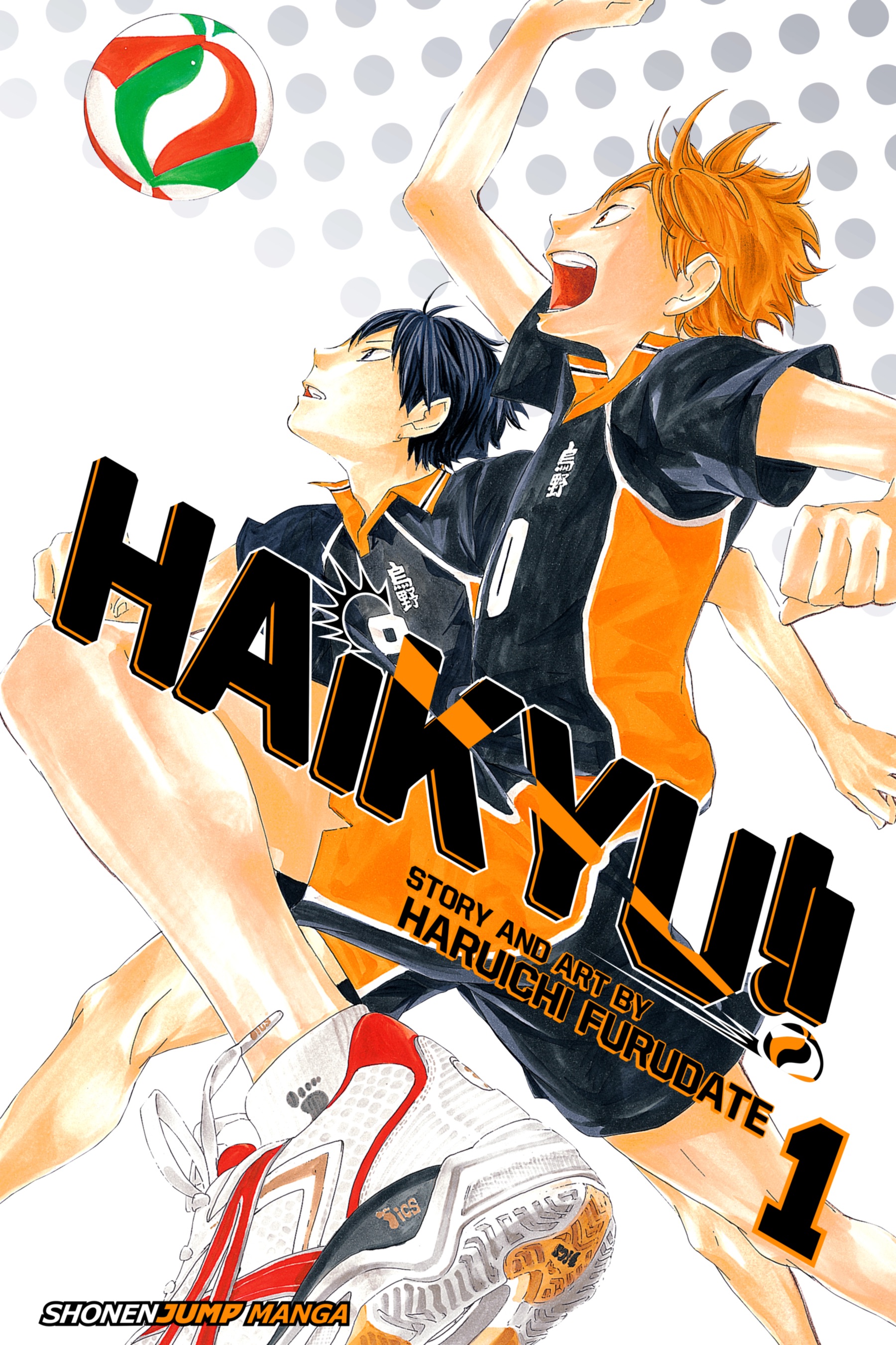 Cover of Haikyu!!, Vol. 1: Hinata and Kageyama