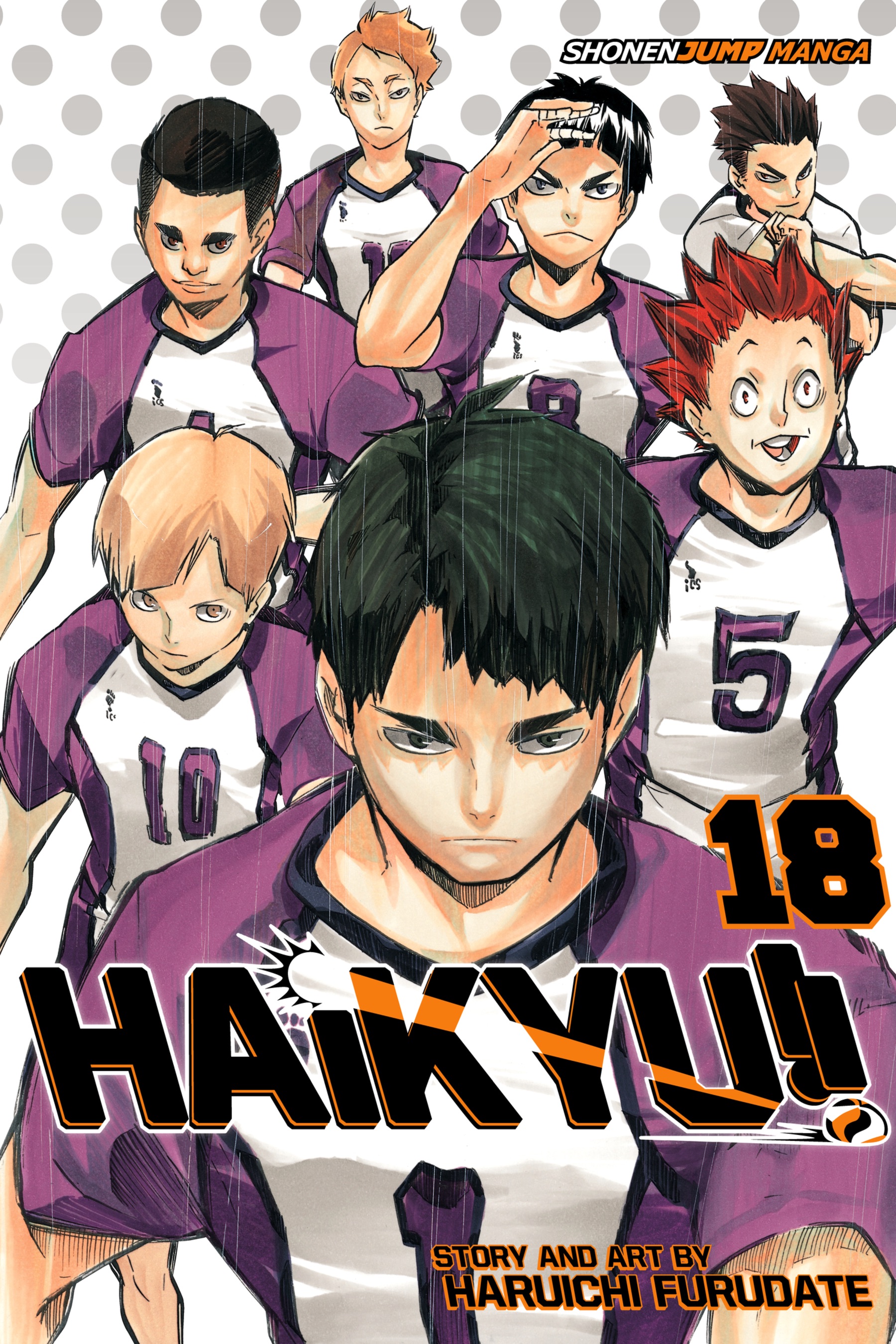 Cover of Haikyu!!, Vol. 18: Hope Is a Waxing Moon