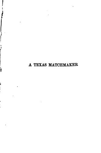 Cover of A Texas Matchmaker