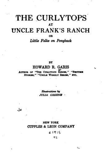 Cover of The Curlytops at Uncle Frank's ranch
