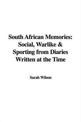 Cover of South African Memories