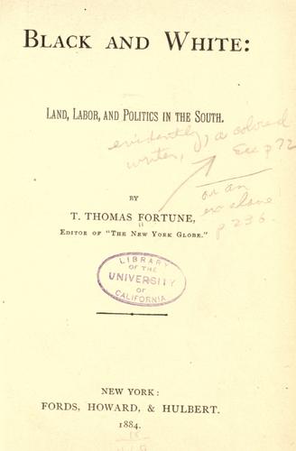 Cover of Black and white
