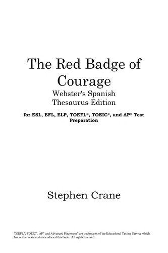 Cover of The red badge of courage