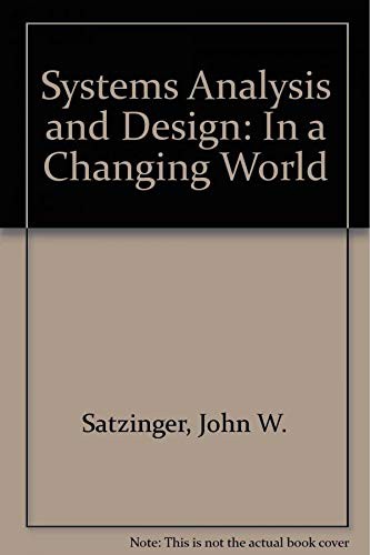 Cover of Systems Analysis and Design