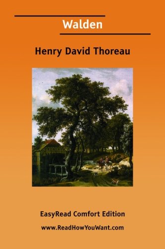 Cover of Walden: Easyread Comfort Edition