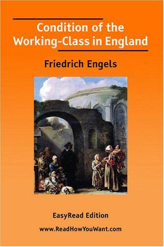 Cover of Condition of the Working-Class in England