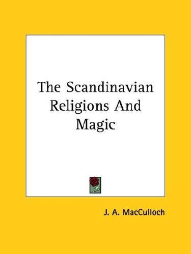 Cover of The Scandinavian Religions and Magic