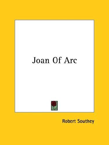Cover of Joan of Arc