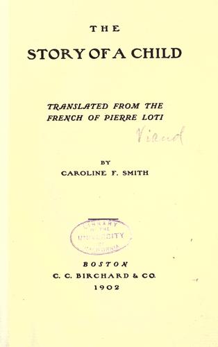 Cover of The Story of a Child