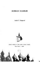 Cover of Russian rambles