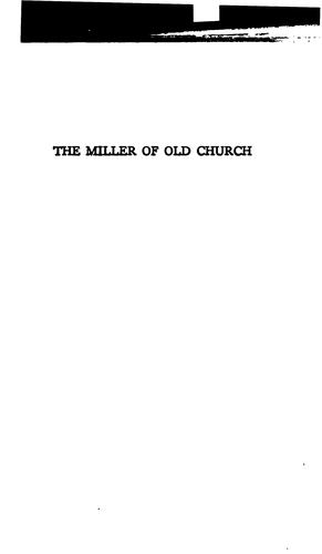 Cover of The miller of Old Church