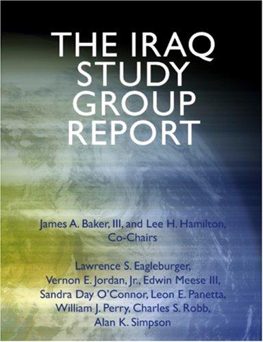 Cover of The Iraq Study Group Report
