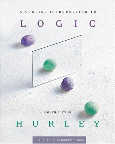 Cover of A concise introduction to logic