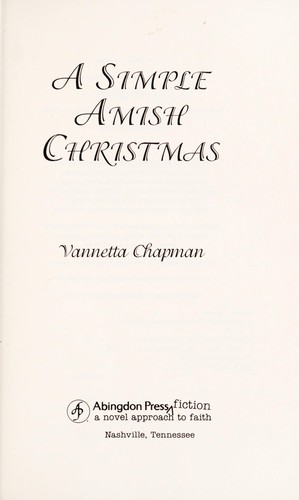 Cover of A simple Amish Christmas