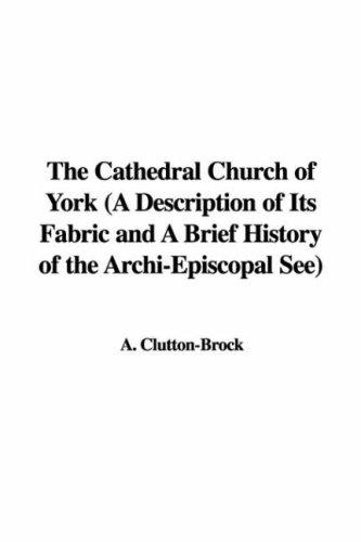 Cover of The cathedral church of York