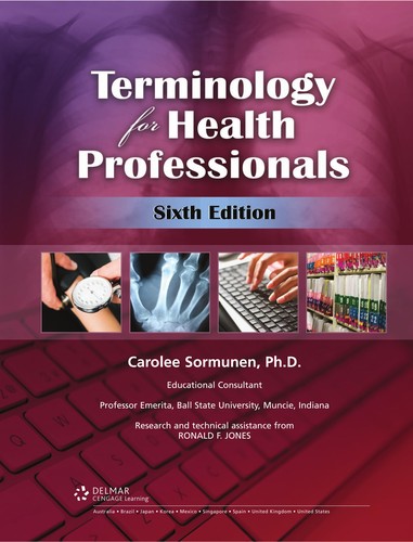 Cover of Terminology for health professionals