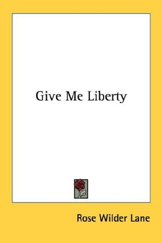 Cover of Give me liberty