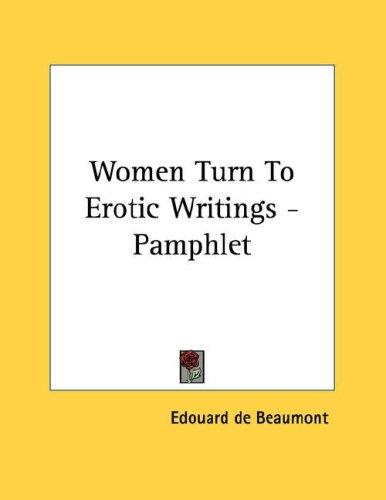Cover of Women Turn To Erotic Writings - Pamphlet