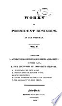Cover of The Works of President Edwards