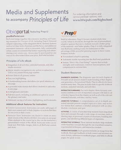 Cover of Principles of life