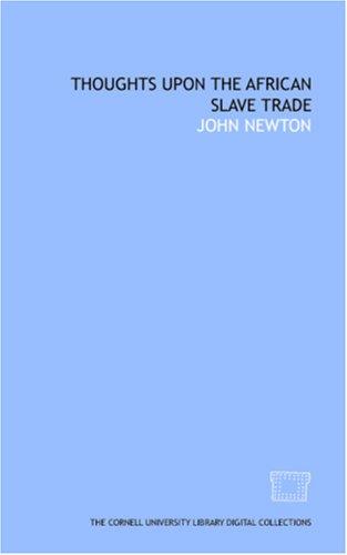 Cover of Thoughts upon the African slave trade