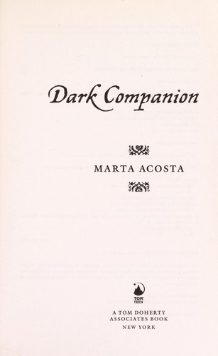 Cover of Dark companion