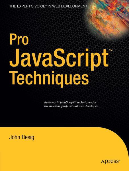 Cover of Pro JavaScript Techniques