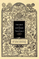 Cover of The Best Software Writing I