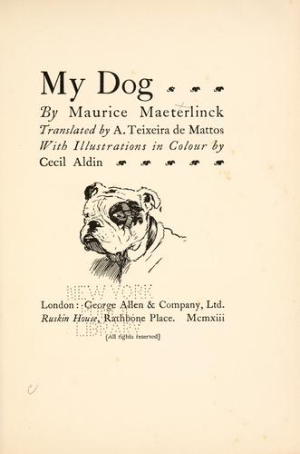 Cover of My dog