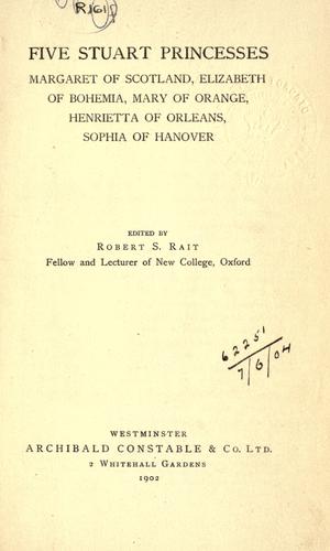 Cover of Five Stuart Princesses