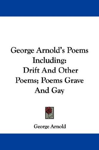 Cover of George Arnold's Poems Including