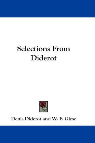 Cover of Selections From Diderot