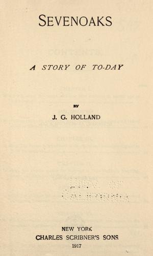 Cover of Sevenoaks