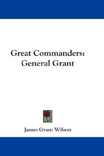 Cover of Great Commanders