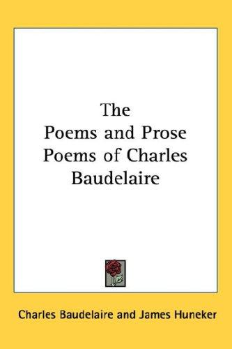 Cover of The Poems and Prose Poems of Charles Baudelaire