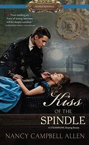 Cover of Kiss of the Spindle (Thorndike Large Print Gentle Romance: Proper Romance)