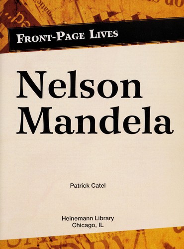 Cover of Nelson Mandela