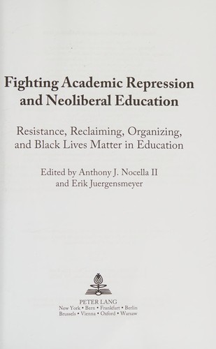 Cover of Fighting Academic Repression and Neoliberal Education