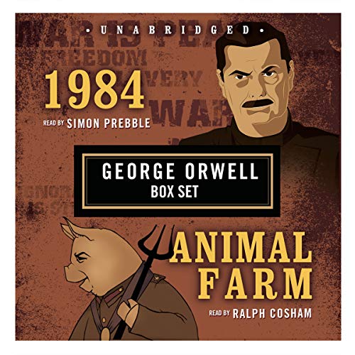 Cover of 1984 and Animal Farm