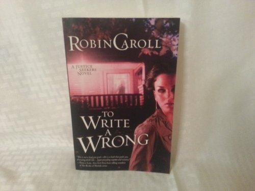 Cover of To Write a Wrong