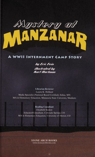 Cover of Mystery at Manzanar