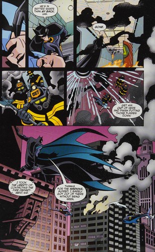 Cover of The Batman is on fire!