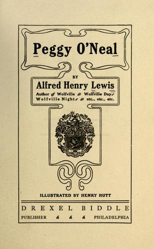 Cover of Peggy O'Neal