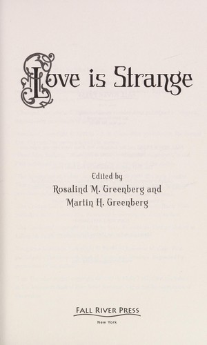 Cover of Love is strange